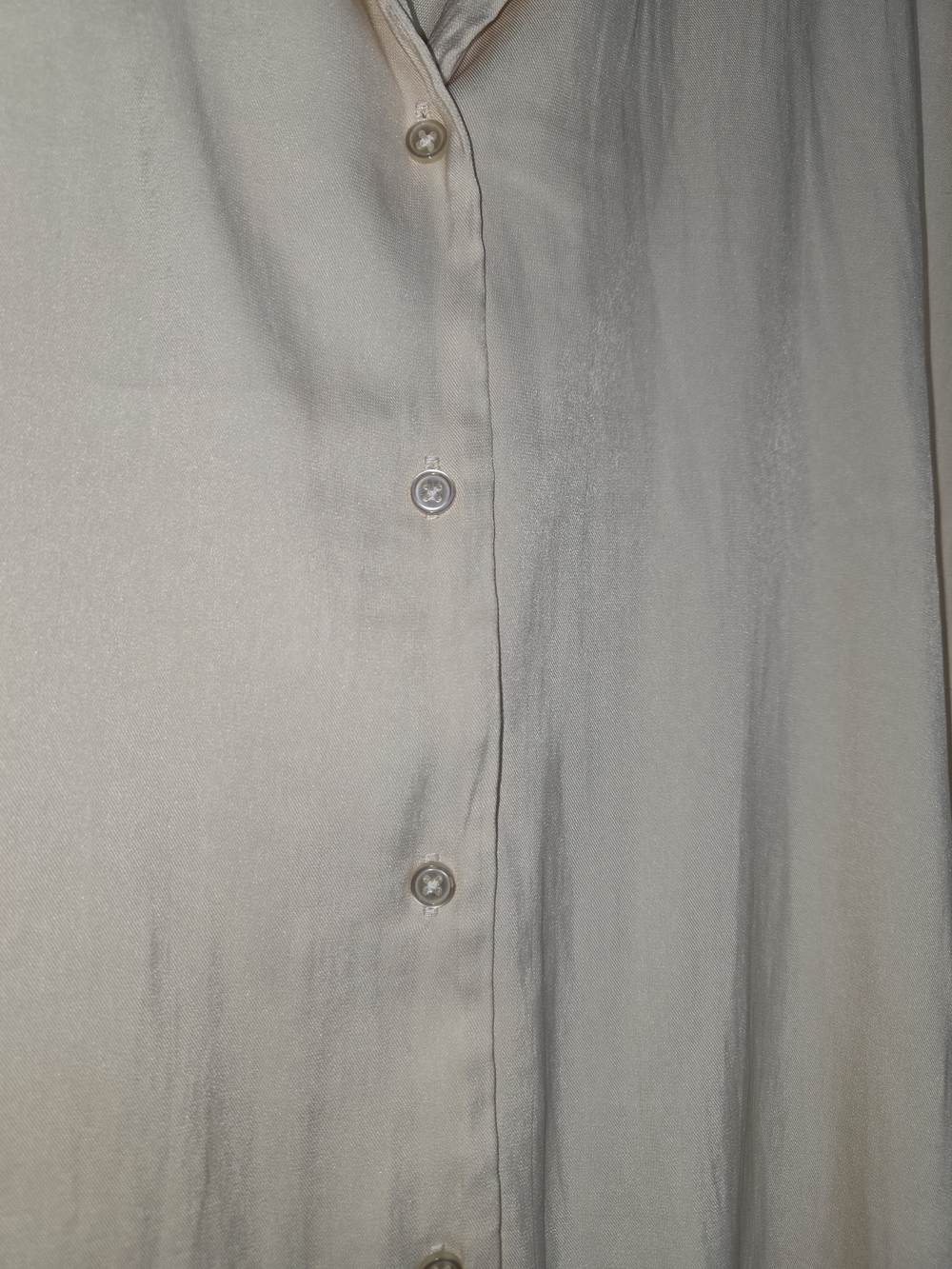 Philosophy Cream Short-Sleeve Button Front Blouse Size 2x - Picture 3 of 8